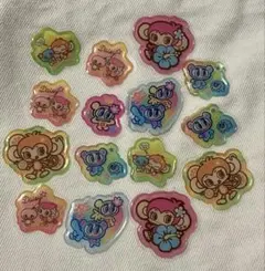 【平成女児歓喜】エンジェルブルー＆デイジーラヴァーズ まとめ売りステッカー15枚