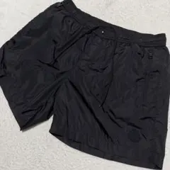 極美品！モンクレール ショートパンツ スイムショーツ ロゴワッペン 黒 XL