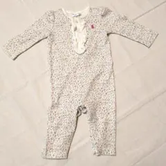 ラルフローレン　花柄ロンパース　女の子　長袖　70/6M　RalphLauren