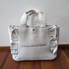 JILL by JILLSTUART フリルトートバッグ グレー