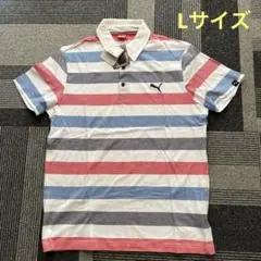 プーマ　ポロシャツ　ボーダー