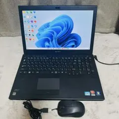 人気VAIO♡快速SSD240G☆i7☆大人な黒♪ブルーレイ&カメラ！Win11 人気VAIO♡快速SSD240G☆i7☆大人な黒♪ブルーレイ&カメラ！Win11