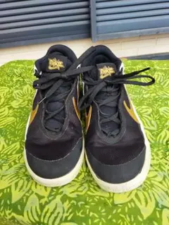 ナイキ チームハッスルD10 GS 25cm 黒金