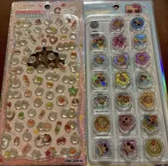 ジュエルプチドロップだいふく&おはじきシールハローキティ2枚セット　正規品