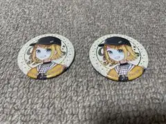 プロセカ 鏡音リン ホログラム缶バッジ 2個セット