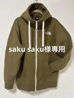 THE NORTH FACE フルジップパーカー オリーブ ブラック