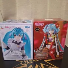 初音ミク　メイド&椿 フィギュアセット