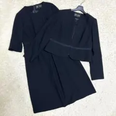 美品✨東京ソワール ブラックフォーマル ワンピースセットアップ 冠婚葬祭 13号