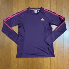 美品！運動する方におススメ！adidas アディダス 長袖カットソーインナー