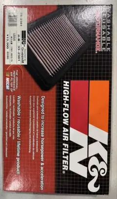200系 ハイエース K&N ハイフローエアフィルター E-9131 未使用