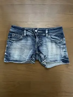 Honeys ハニーズ デニムショートパンツ ダメージ加工