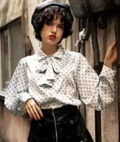 jouetie ご近所物語コラボシャツ ボウタイ付