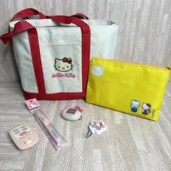 ハローキティ グッズまとめ売り 5点セット トートバッグ ポーチ サンリオ