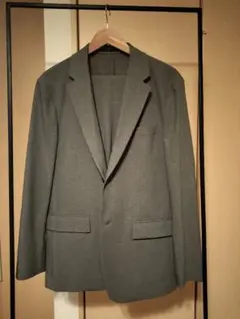 感動ジャケット 感動パンツ ウールライク グレー Lサイズ 79cm ユニクロ