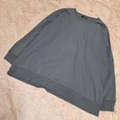 MONO-MART/モノマート 長袖 カットソー カーキ グリーン【S】