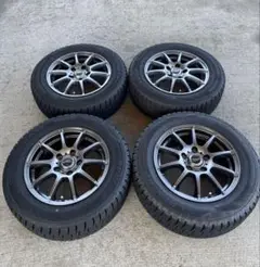 送料込み9部山17インチ ホイールセット トヨタ車専用設計品】【美品 9.5分山】GRASS ZX 17in 7J +38