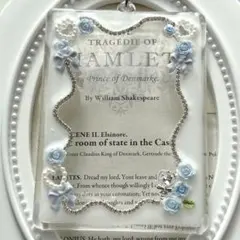 25. トレカキーホルダー　韓国 トレカケース トレカ　デコ　硬質 ケース 青