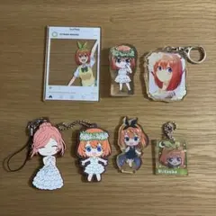 五等分の花嫁　ころっと　クリアカード　キーホルダー　中野四葉　7点セット