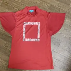 CUARTOUNITED フレアスリーブ Tシャツ レッド