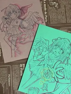 手描きイラスト 東方プロジェクト 射命丸文