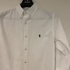 POLO ポロラルフローレン オックスフォードシャツ ボタンダウン ホワイト M
