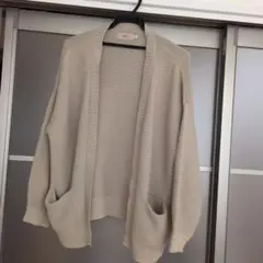 AZUL by moussy ベージュ カーディガン M