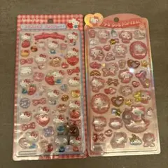 国内正規品　キティ　うるちゅる　ボンボンドロップシールセット