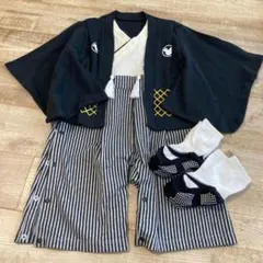 ベルメゾン　ディズニー　ミッキー　袴風ロンパース　袴ロンパース　足袋風靴下つき！