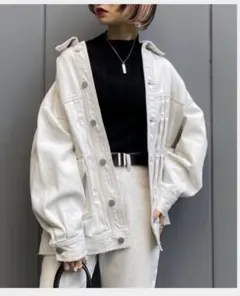【美品】PAGEBOY　BIG Gジャン　エクリュ　FREE