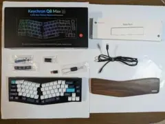 Keychron Q8 Max US配列 ワイヤレスキーボード パームレスト付き