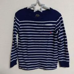 Polo Ralph Lauren 白紺ボーダー長袖Tシャツ