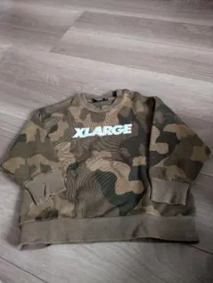 【まとめ買い依頼でお値下げ★】XLARGE 迷彩 トレーナー 90(S)