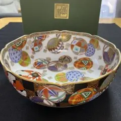 庫山窯　菊金唐草　金襴手　中皿揃い　和皿　5枚 庫山窯 菊金唐草 金襴手 中皿揃い 和皿 5枚 庫