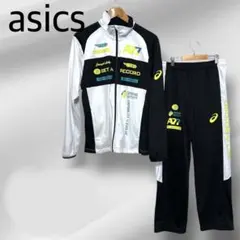 asics アシックス スポーツウェアトレーニング セットアップ 黒/白