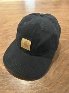 US購入品　Carhartt キャップ ブラック　レザーラベル