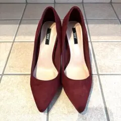 R&E レッドパンプス ハイヒール