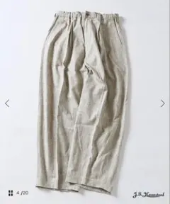 J.S.Homestead / C/R/Si ネップインフレーション スラックス