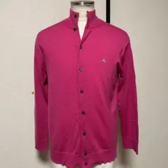 バーバリーブラックレーベルカーデガン羊毛イタリア製糸