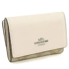 COACH 三つ折り財布小銭入れ付き CM761（美品/正規品）
