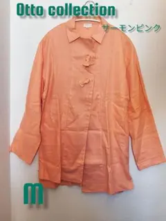 【個性派】OTTO collection 麻混 シャツジャケット M 薄手