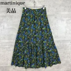 martinique マルティニーク 花柄フレアスカート 美品 ロングスカート