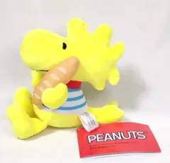 SNOOPY ぬいぐるみ パリスタイル ウッドストック セガプライズ ピーナッツ