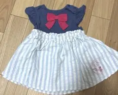 クーラクール　coeur a coeur キムラタン　半袖ワンピース リボン