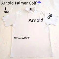 Arnold Palmer モックネック デカロゴ 白 L アーノルドパーマーのサムネイル