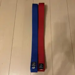 空手帯Liner Sports 帯 青赤 220cm