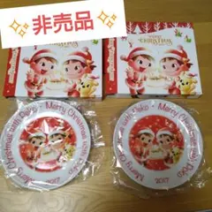 【非売品】✨新品未使用✨ ペコちゃん クリスマスプレート 2017 2枚入り