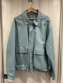 bienvenue オーバーサイズボリュームスリーブファティーグジャケット 