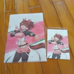 ビーレジェンド　ウマ娘　ダンツフレーム　 クリアファイル ポストカード