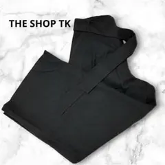 美品 THE SHOP TK ワイドパンツ 黒 S