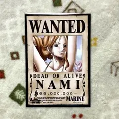 【ワンピース】ナミ（麦わらストア 手配書ブロマイド）